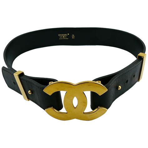 chanel logo belt ebay
